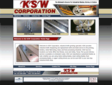 Tablet Screenshot of kswcorporation.com
